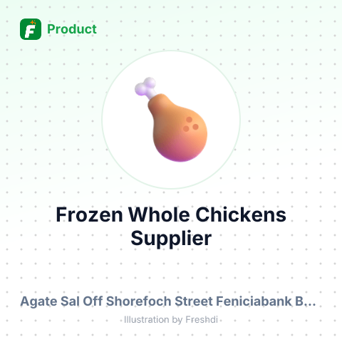 Frozen Whole Chickens – summary card, no photo uploaded yet