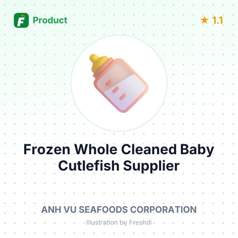 Frozen Whole Cleaned Baby Cutlefish – summary card, no photo uploaded yet