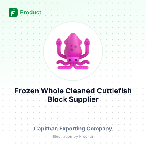 Frozen Whole Cleaned Cuttlefish Block – summary card, no photo uploaded yet