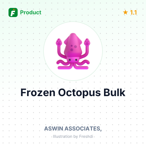 Frozen Whole Cleaned Octopus – summary card, no photo uploaded yet