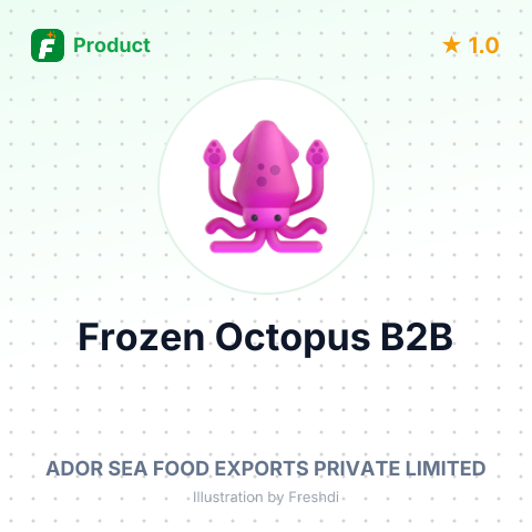 Frozen Whole Cleaned Octopus – summary card, no photo uploaded yet