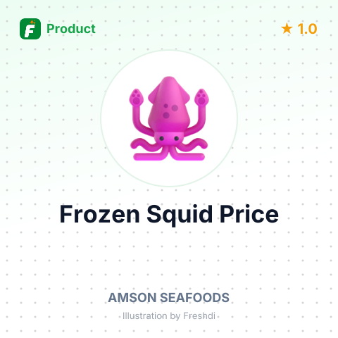 Frozen Whole Cleaned Squid – summary card, no photo uploaded yet