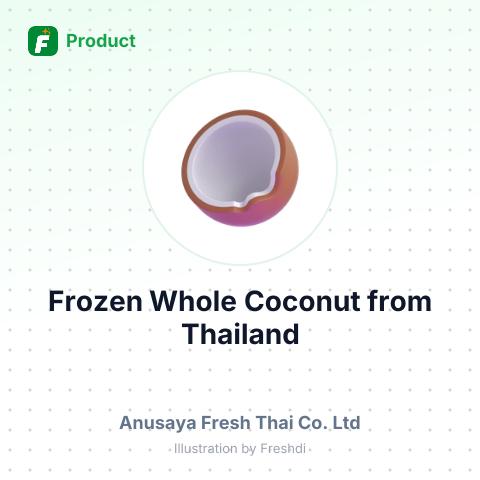 Frozen Whole Coconut – summary card, no photo uploaded yet