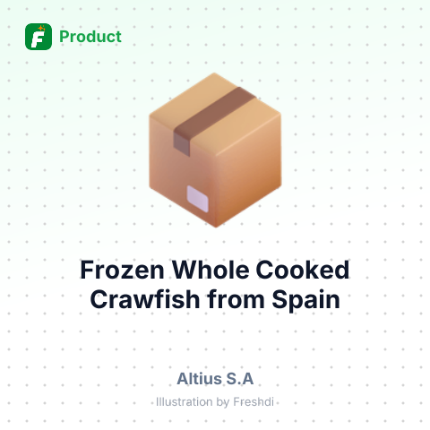 Frozen Whole Cooked Crawfish – summary card, no photo uploaded yet