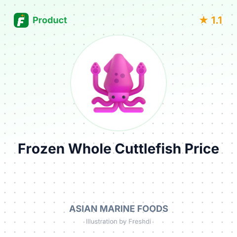 Frozen Whole Cuttlefish (Large Packaging) – summary card, no photo uploaded yet