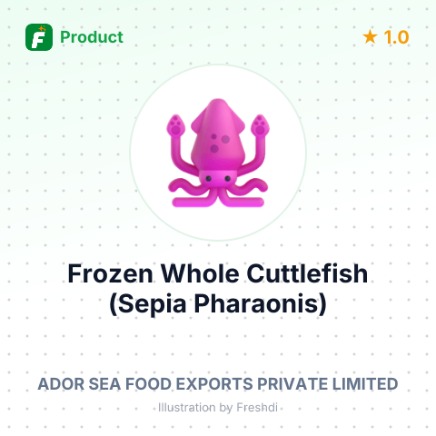 Frozen Whole Cuttlefish (Sepia Pharaonis) – summary card, no photo uploaded yet