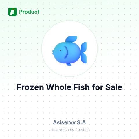 Frozen Whole Fish in Bulk – summary card, no photo uploaded yet