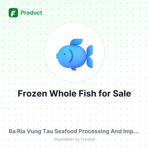 Frozen Whole Fish – summary card, no photo uploaded yet