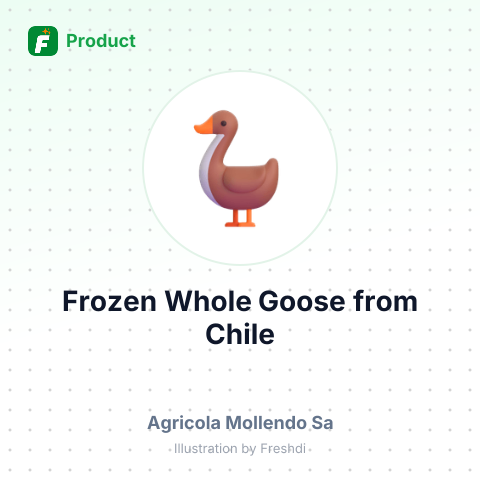 Frozen Whole Goose – product summary card, no photo uploaded yet