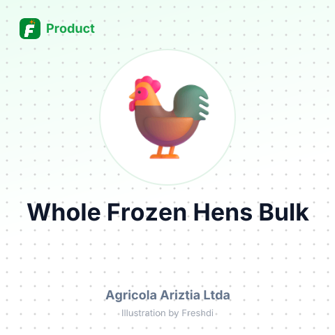 Frozen Whole Hens – summary card, no photo uploaded yet