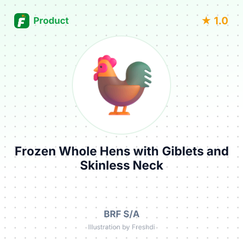Frozen Whole Hens with Giblets and Skinless Neck – summary card, no photo uploaded yet