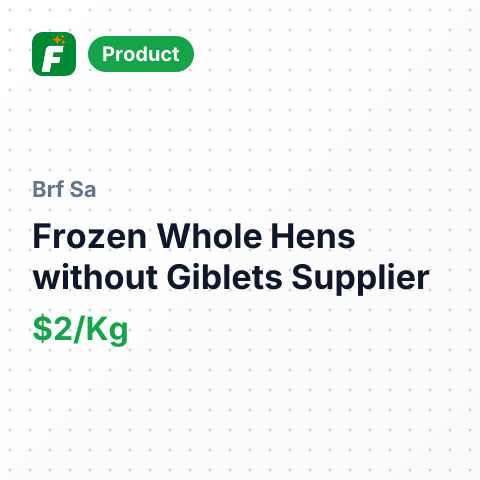 Frozen Whole Hens without Giblets – summary card, no photo uploaded yet