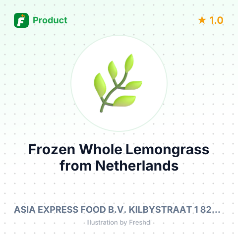 Frozen Whole Lemongrass – summary card, no photo uploaded yet