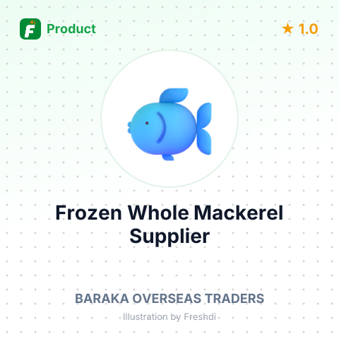 Frozen Whole Mackerel – summary card, no photo uploaded yet