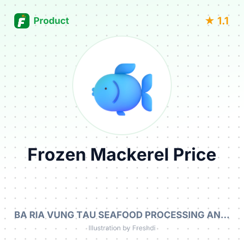 Frozen Whole Mackerel – summary card, no photo uploaded yet