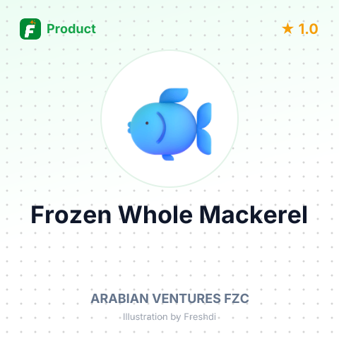 Frozen Whole Mackerel – summary card, no photo uploaded yet