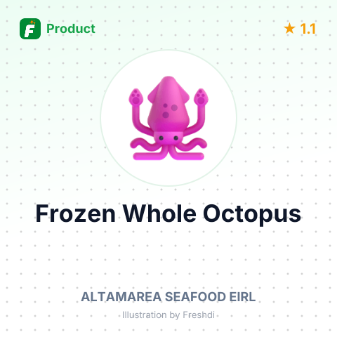 Frozen Whole Octopus – summary card, no photo uploaded yet
