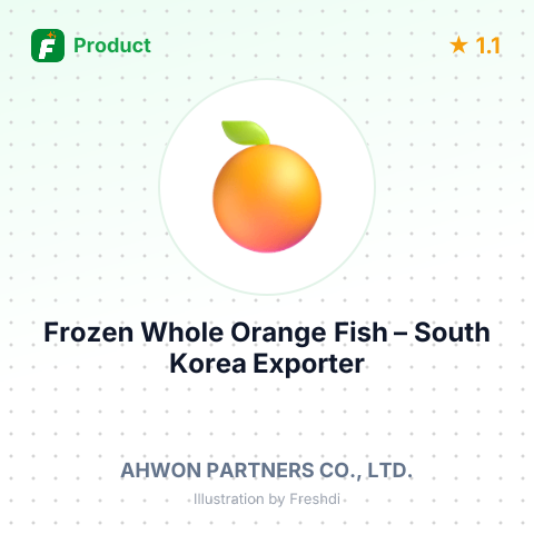 Frozen Whole Orange Fish (Seriola quinqueradiata) – summary card, no photo uploaded yet
