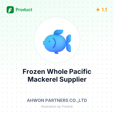 Frozen Whole Pacific Mackerel (Scomber Japonicus) – summary card, no photo uploaded yet