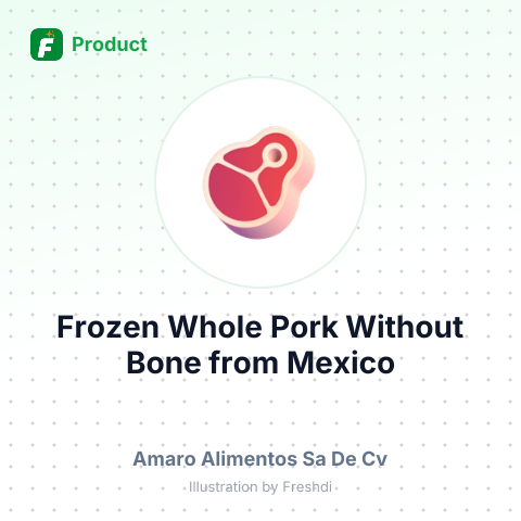 Frozen Whole Pork Without Bone – summary card, no photo uploaded yet