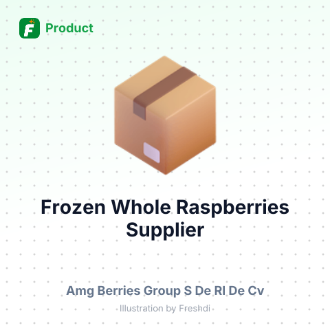 Frozen Whole Raspberries – summary card, no photo uploaded yet