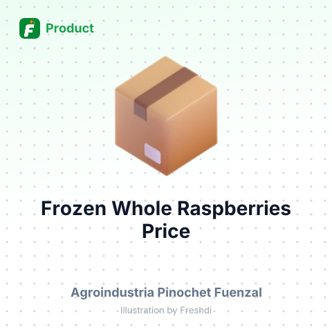Frozen Whole Raspberries Grade A – summary card, no photo uploaded yet