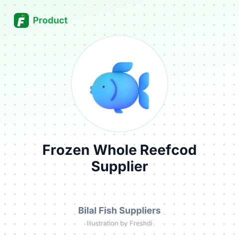 Frozen Whole Reefcod – summary card, no photo uploaded yet