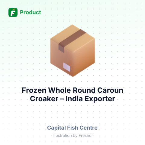 Frozen Whole Round Caroun Croaker – summary card, no photo uploaded yet