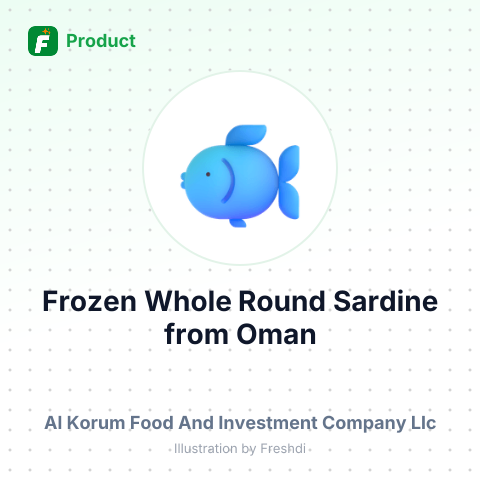 Frozen Whole Round Sardine – summary card, no photo uploaded yet
