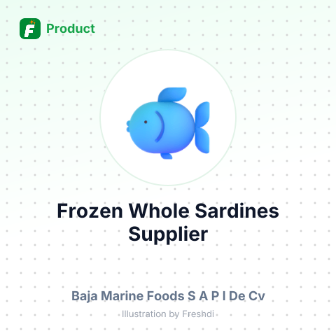 Frozen Whole Sardines – summary card, no photo uploaded yet