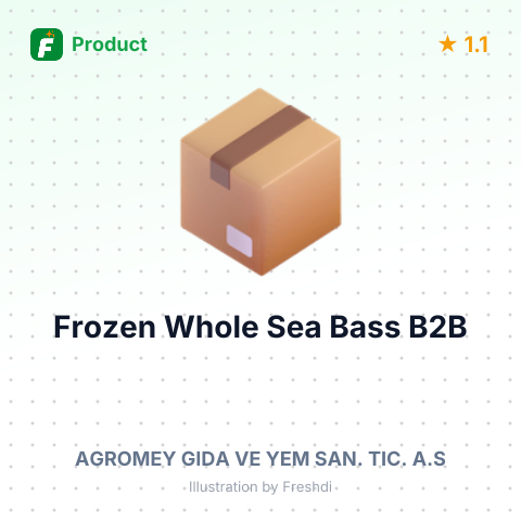 Frozen Whole Sea Bass – summary card, no photo uploaded yet