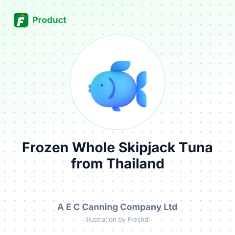 Frozen Whole Skipjack Tuna – summary card, no photo uploaded yet