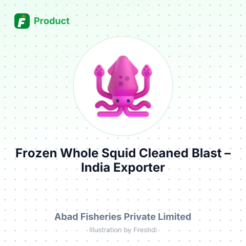 Frozen Whole Squid Cleaned Blast – summary card, no photo uploaded yet