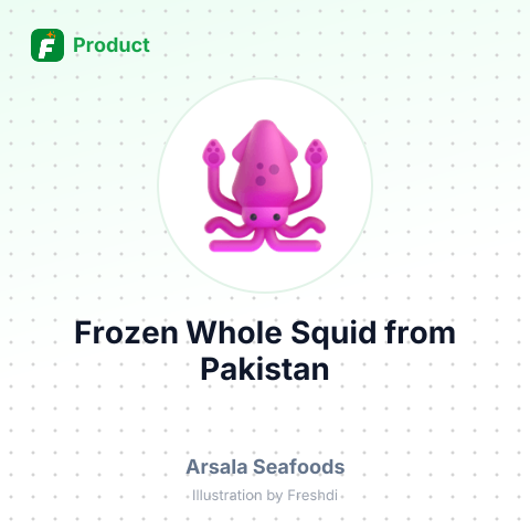 Frozen Whole Squid – summary card, no photo uploaded yet