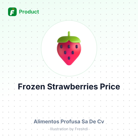 Frozen Whole Strawberries – summary card, no photo uploaded yet