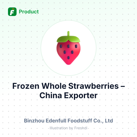 Frozen Whole Strawberries – summary card, no photo uploaded yet