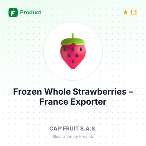 Frozen Whole Strawberries – summary card, no photo uploaded yet