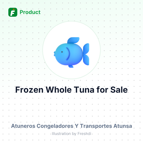 Frozen Whole Tuna – summary card, no photo uploaded yet