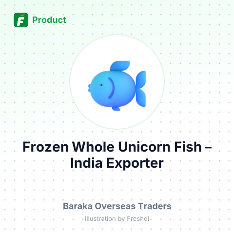 Frozen Whole Unicorn Fish – summary card, no photo uploaded yet