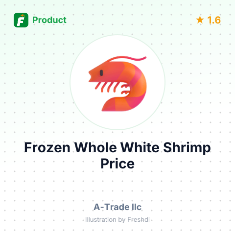 Frozen Whole White Shrimp (Camarones Blancos Enteros) – summary card, no photo uploaded yet