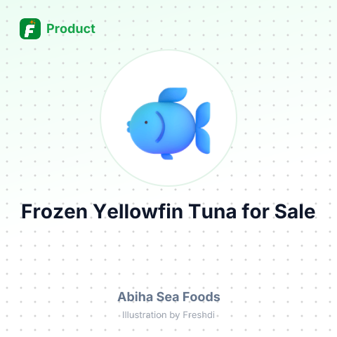 Frozen Whole Yellowfin Tuna – summary card, no photo uploaded yet