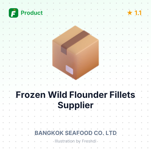 Frozen Wild Flounder Fillets – summary card, no photo uploaded yet