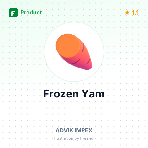 Frozen Yam – summary card, no photo uploaded yet