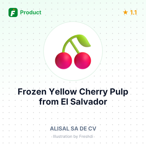 Frozen Yellow Cherry Pulp – summary card, no photo uploaded yet