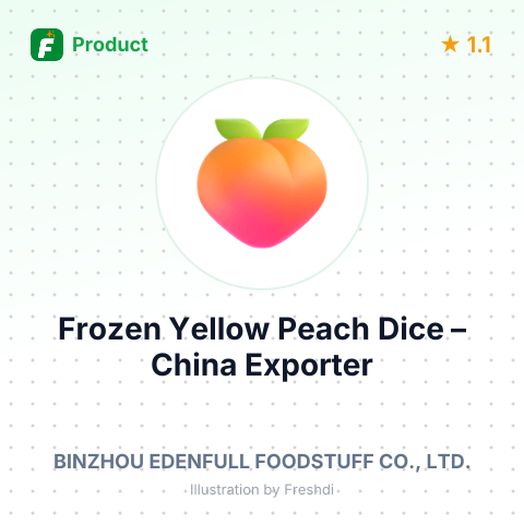 Frozen Yellow Peach Dice – summary card, no photo uploaded yet