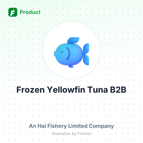 Frozen Yellowfin Tuna Panga Meat – summary card, no photo uploaded yet