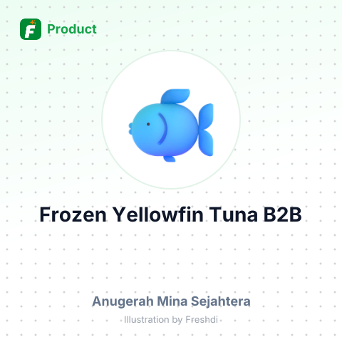 Frozen Yellowfin Tuna – summary card, no photo uploaded yet