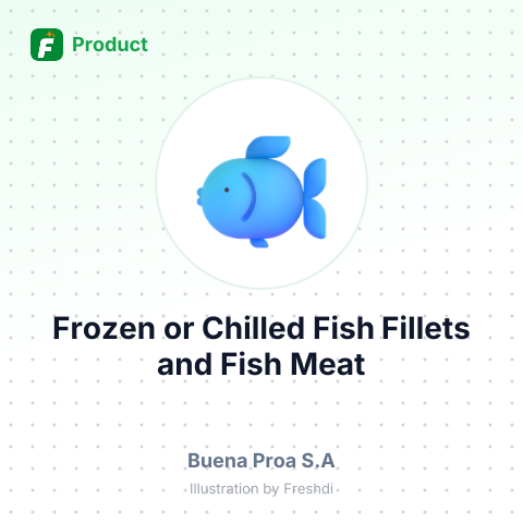 Frozen or Chilled Fish Fillets and Fish Meat – summary card, no photo uploaded yet