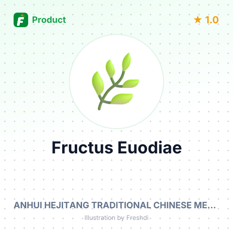 Fructus Euodiae – summary card, no photo uploaded yet
