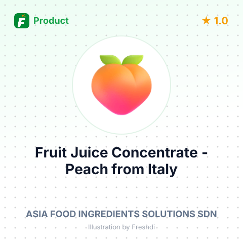 Fruit Juice Concentrate - Peach – summary card, no photo uploaded yet